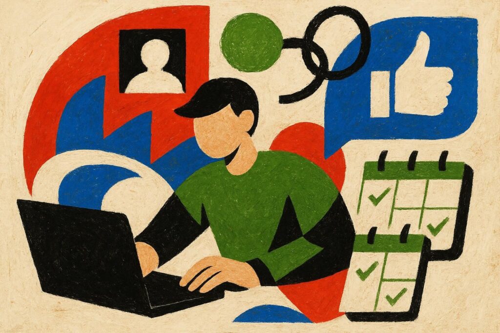 KI-LinkedIn-Content-System: In 90 Minuten pro Woche sichtbar bleiben